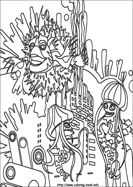 Shark Tale coloring picture